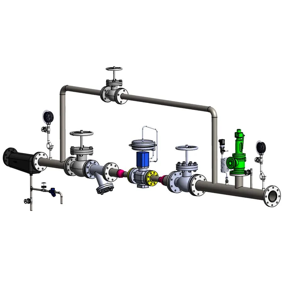 Automatic Steam Pressure reducing station IBR